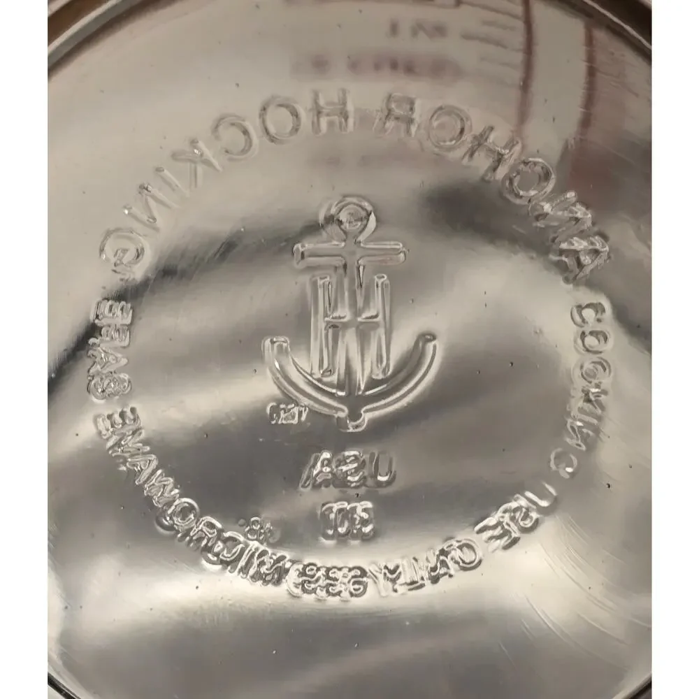Anchor Hocking 4 Cup Glass Measuring Cup Red Print 1 Quart 32oz USA